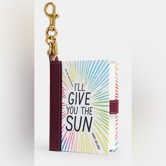COACH I'll Give You The Sun By Jandy Nelson book charm 
NWT - Picture 3 of 8